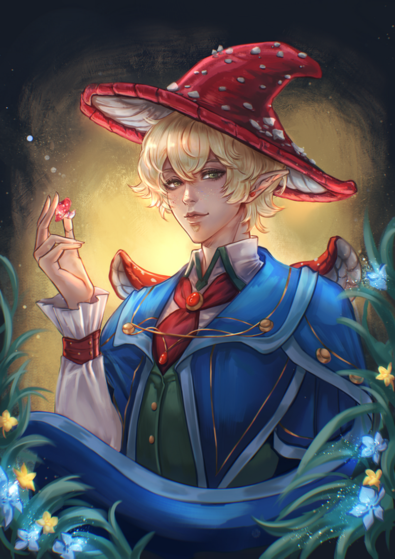 “Magic Mushroom” by snow-fredel.bsky.social