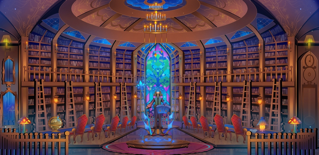 “Moonvael Library” by Skevivi@VGen